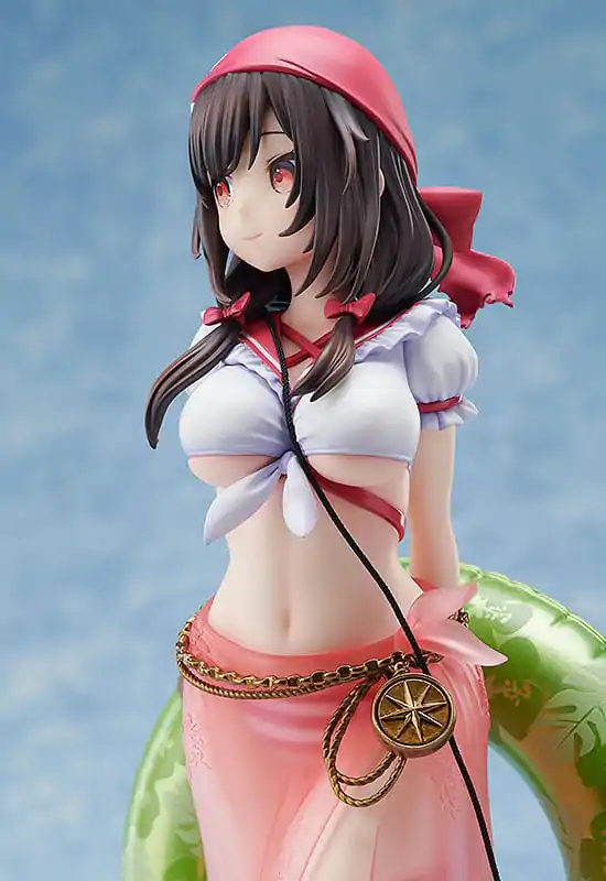 Kono Subarashii Sekai ni Shukufuku wo! Socha 1/7 Yunyun Light Novel Cosplay Na Pláži Verze 25 cm fotografii produktu