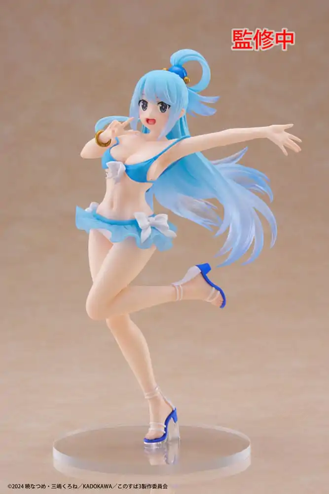 KonoSuba: God's Blessing on This Wonderful World! 3 Coreful PVC Socha Aqua Swimwear Verze 18 cm fotografii produktu