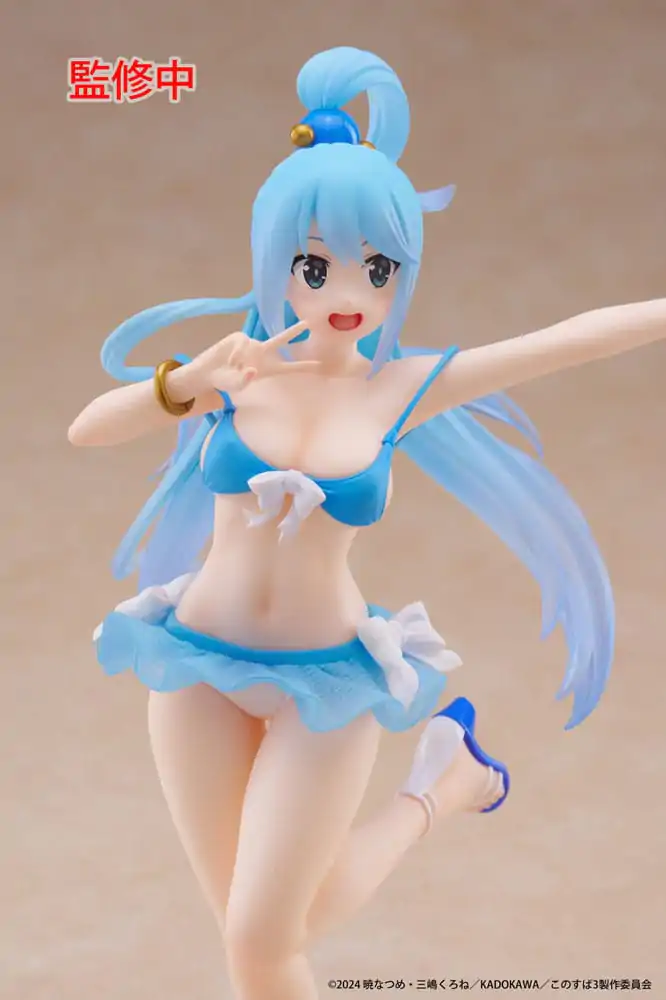 KonoSuba: God's Blessing on This Wonderful World! 3 Coreful PVC Socha Aqua Swimwear Verze 18 cm fotografii produktu