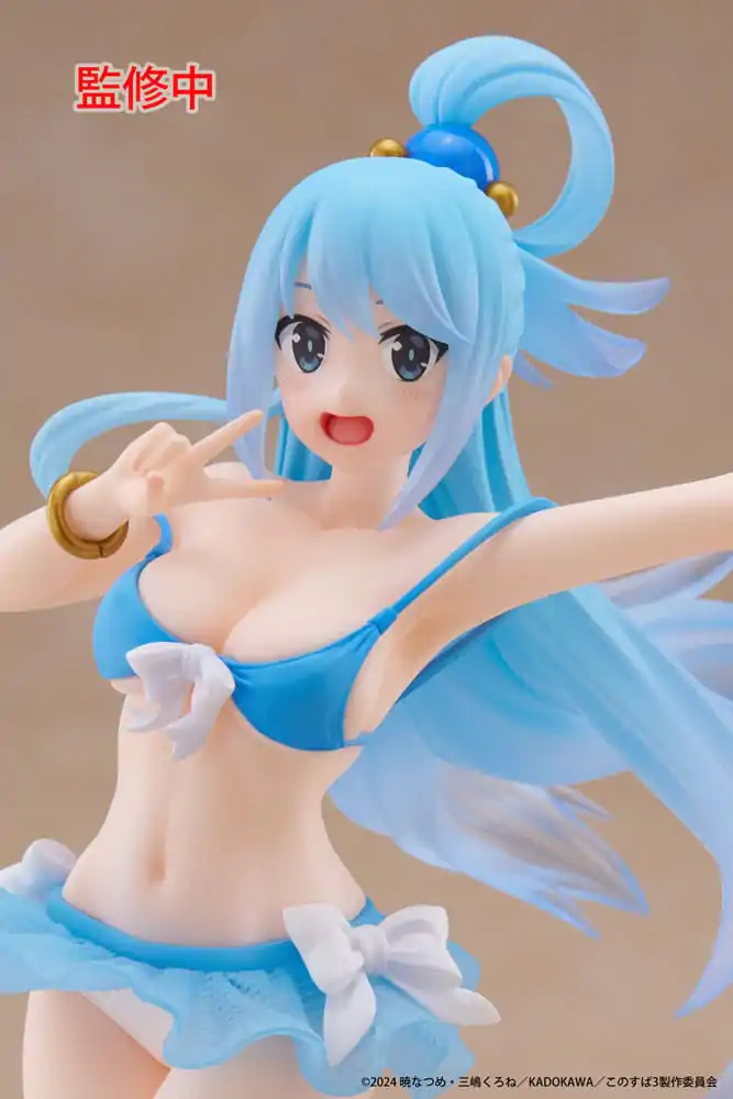 KonoSuba: God's Blessing on This Wonderful World! 3 Coreful PVC Socha Aqua Swimwear Verze 18 cm fotografii produktu