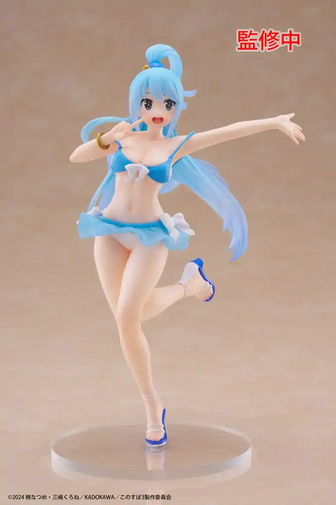 KonoSuba: God's Blessing on This Wonderful World! 3 Coreful PVC Socha Aqua Swimwear Verze 18 cm fotografii produktu