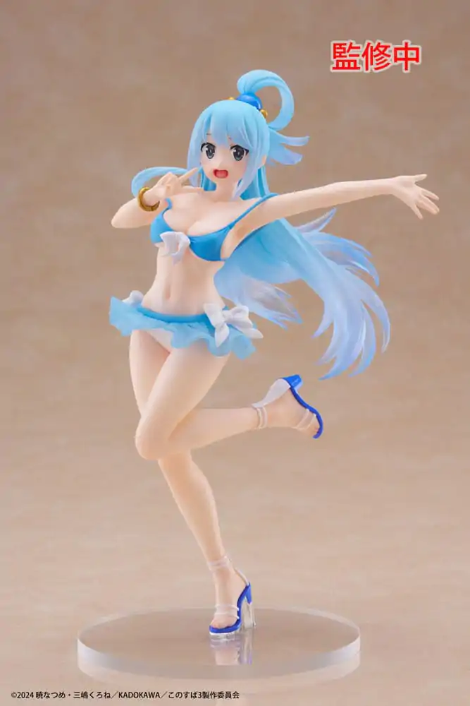 KonoSuba: God's Blessing on This Wonderful World! 3 Coreful PVC Socha Aqua Swimwear Verze 18 cm fotografii produktu