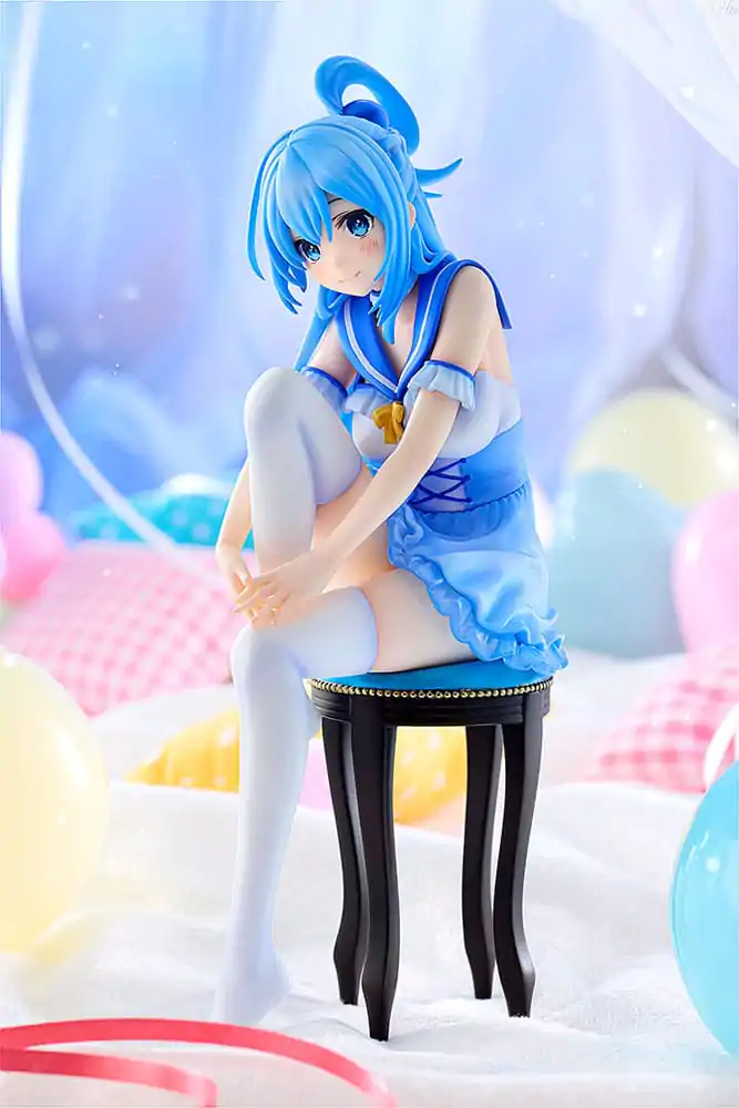 Konosuba God's blessing on this wonderful world! PVC Soška Aqua: Light Novel 10th Anniversary Ver. 15 centimetrů fotografii produktu