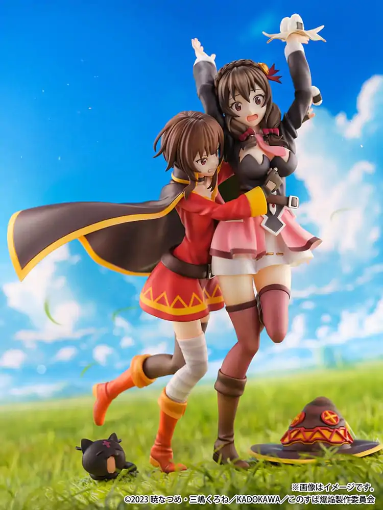 Konosuba: God's Blessing on This Wonderful World! SHIBUYA SCRAMBLE FIGURE PVC Socha 1/6 Megumin & Yunyun Futari wa Otomodachi Ver. 26 cm fotografii produktu