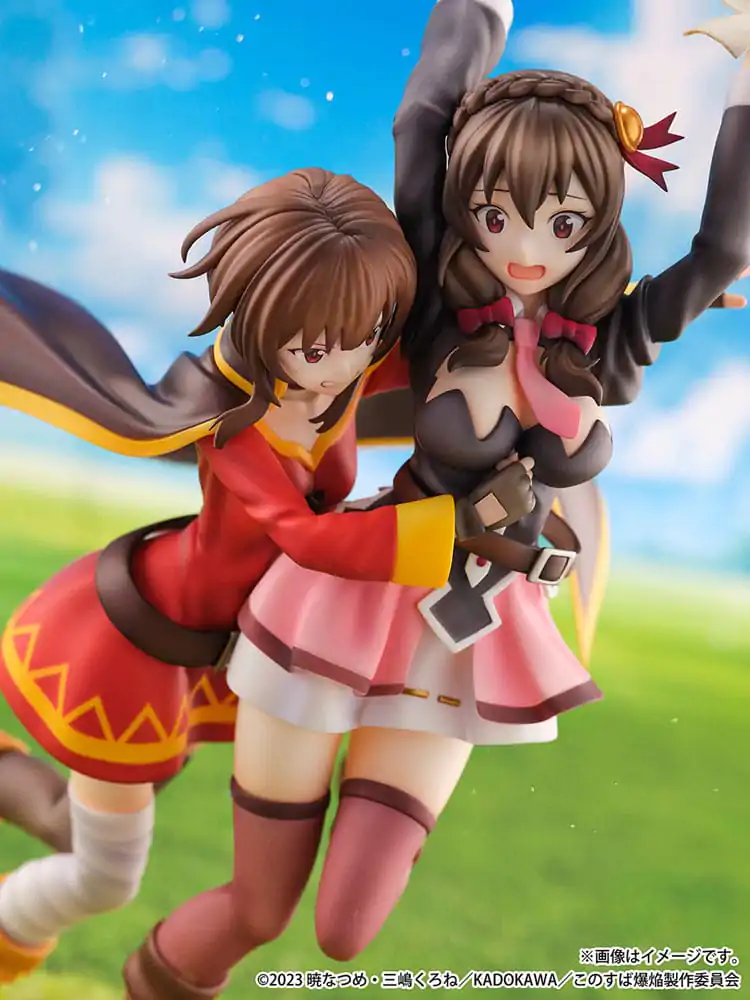 Konosuba: God's Blessing on This Wonderful World! SHIBUYA SCRAMBLE FIGURE PVC Socha 1/6 Megumin & Yunyun Futari wa Otomodachi Ver. 26 cm fotografii produktu