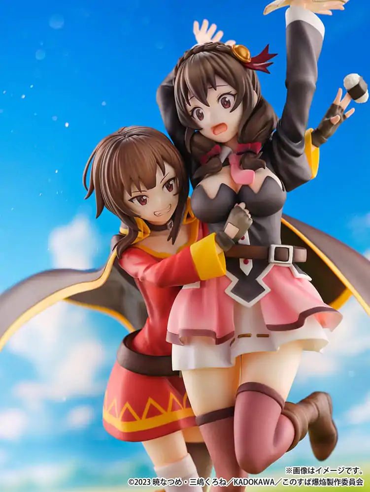 Konosuba: God's Blessing on This Wonderful World! SHIBUYA SCRAMBLE FIGURE PVC Socha 1/6 Megumin & Yunyun Futari wa Otomodachi Ver. 26 cm fotografii produktu