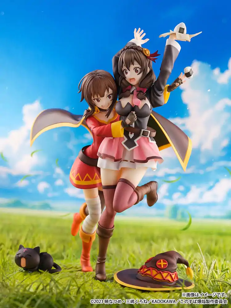 Konosuba: God's Blessing on This Wonderful World! SHIBUYA SCRAMBLE FIGURE PVC Socha 1/6 Megumin & Yunyun Futari wa Otomodachi Ver. 26 cm fotografii produktu