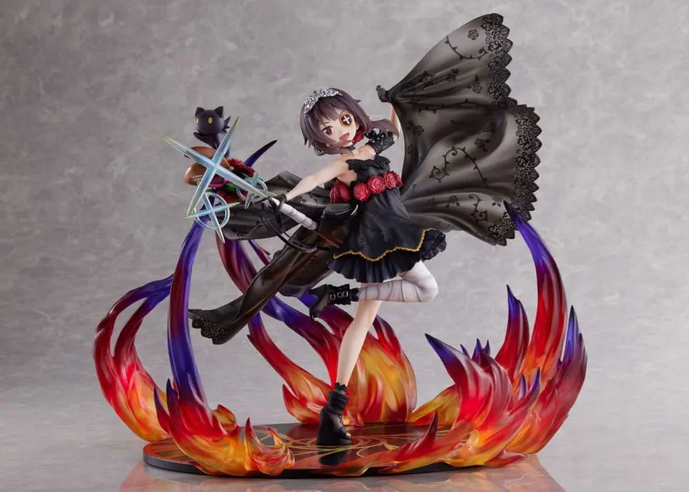 Konosuba God's blessing on this wonderful world! PVC Socha 1/7 Megumin the Black Rose Dress Ver. 28 cm fotografii produktu