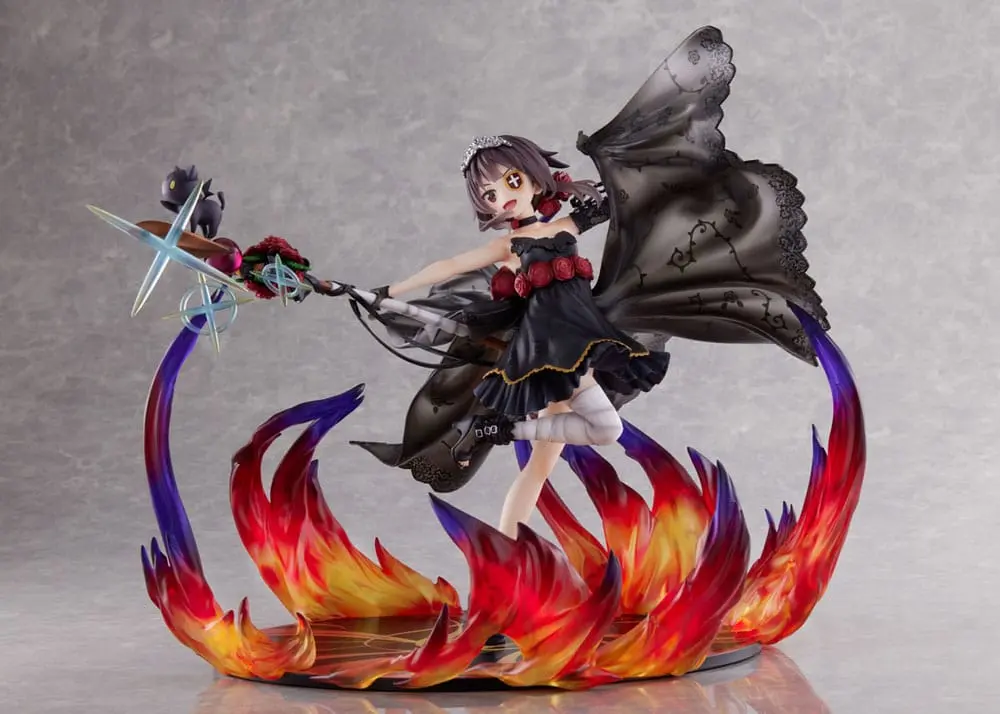 Konosuba God's blessing on this wonderful world! PVC Socha 1/7 Megumin the Black Rose Dress Ver. 28 cm fotografii produktu