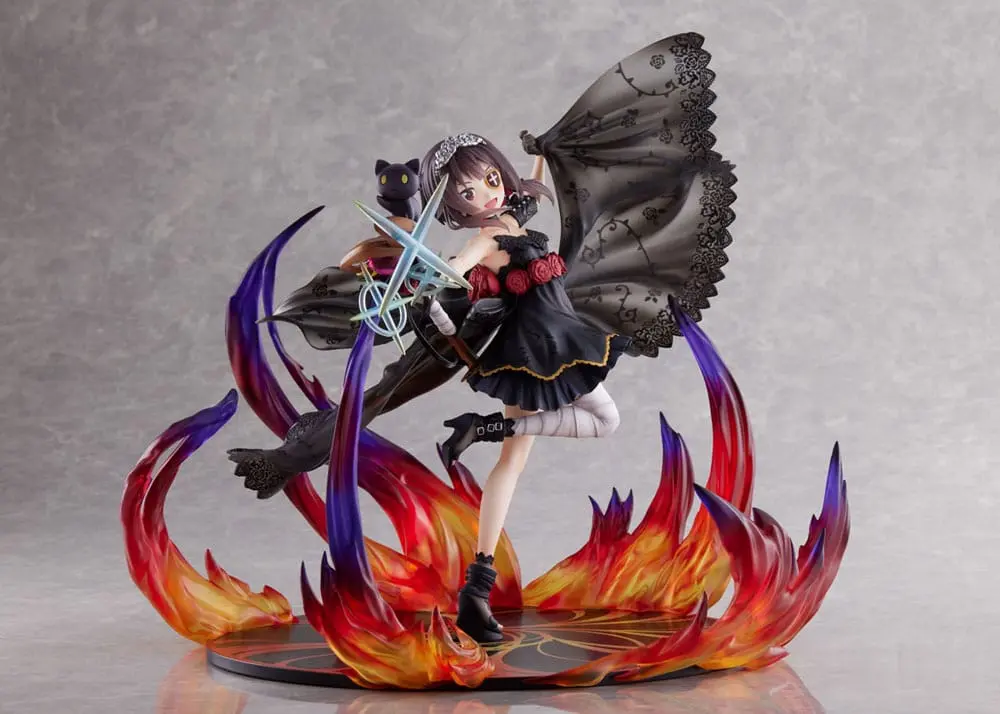 Konosuba God's blessing on this wonderful world! PVC Socha 1/7 Megumin the Black Rose Dress Ver. 28 cm fotografii produktu