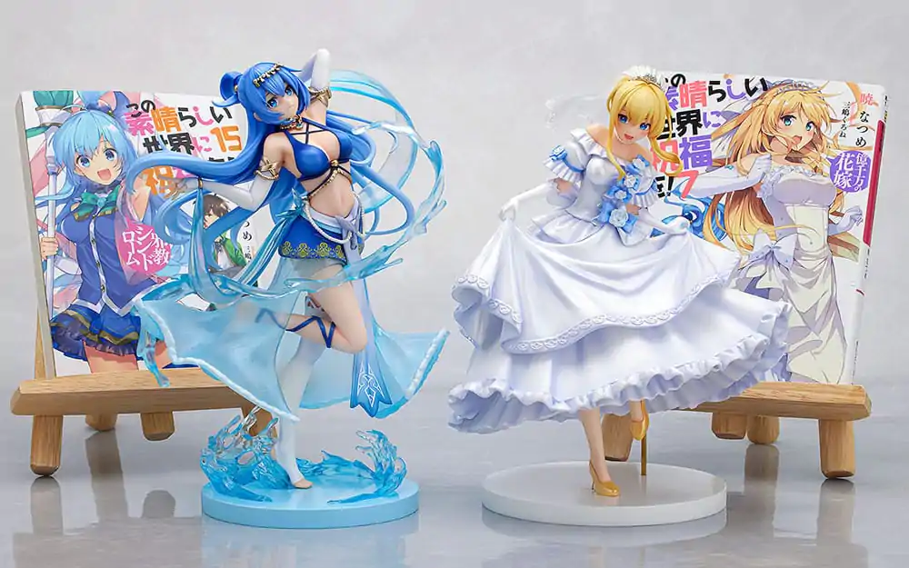 Konosuba God's blessing on this wonderful world! PVC Socha Aqua: Light Novel 10th Anniversary Ver. 18 cm fotografii produktu