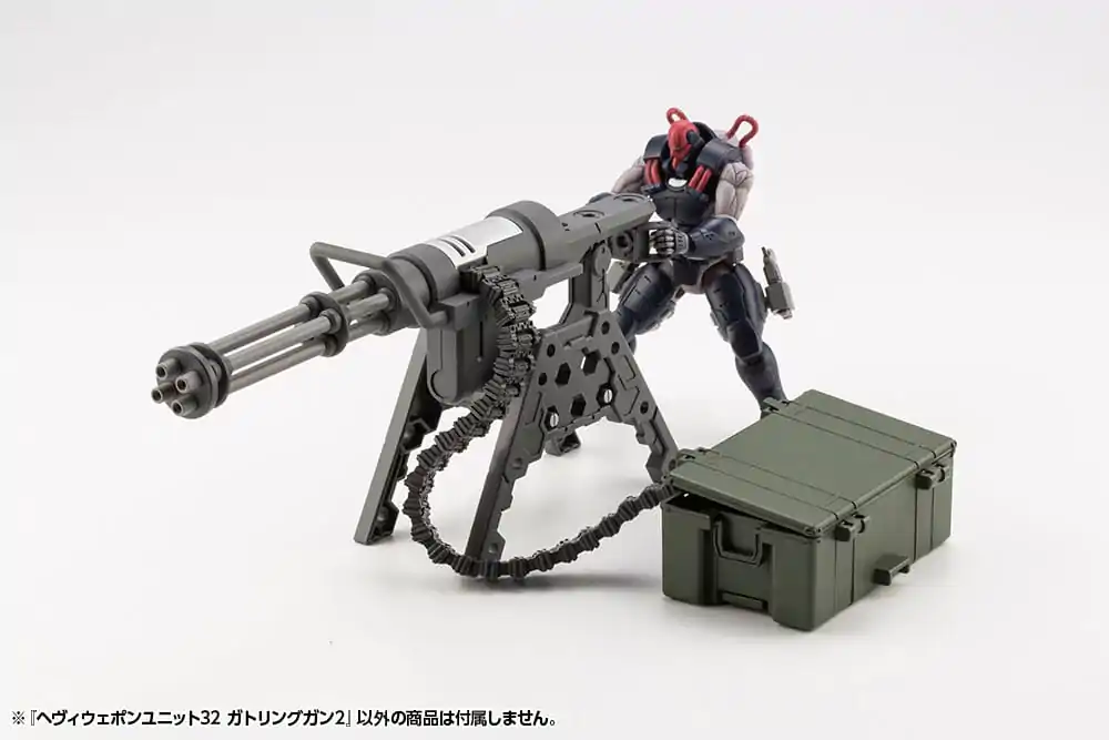 Kotobukiya M.S.G. Model Kit Sada příslušenství Heavy Weapon Unit 32 Gatling Gun 2 12 cm fotografii produktu