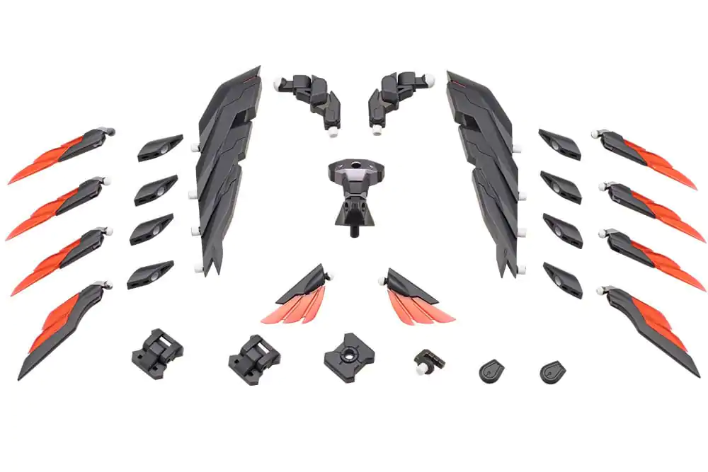 Kotobukiya M.S.G. Model Kit Accessory Set Heavy Weapon Unit 60 Wing Edge Black Ver. - Sada příslušenství pro modelářskou stavebnici s těžkou zbraní fotografii produktu