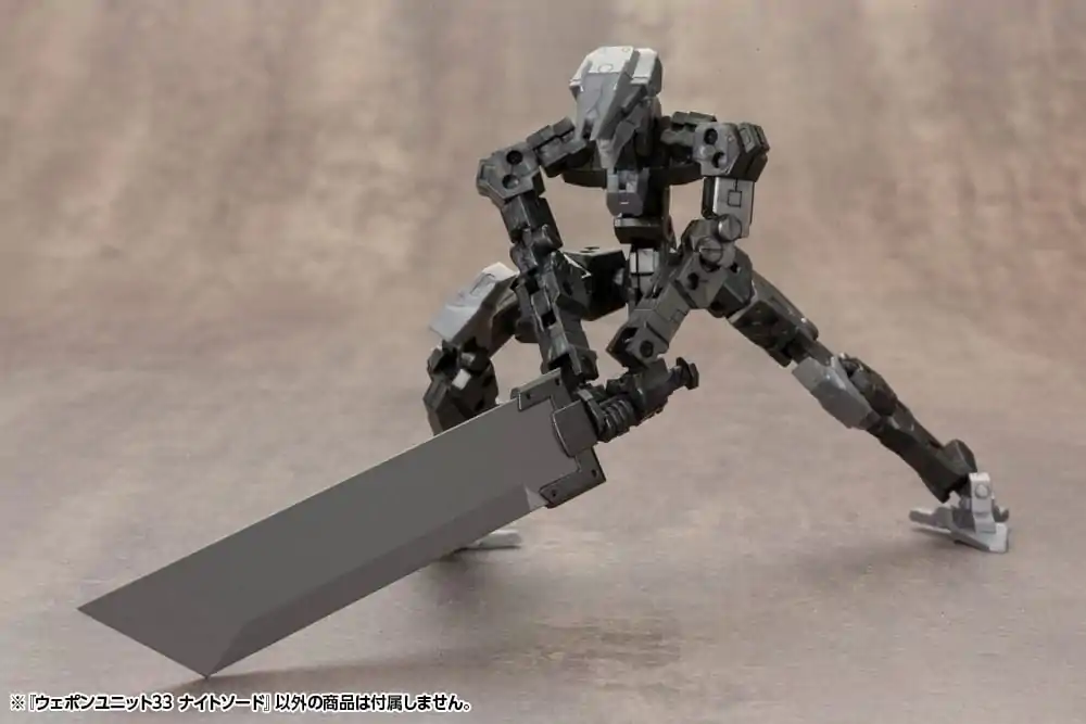 Kotobukiya M.S.G. Model Kit Accessory Set Weapon Unit 33 Rytířský meč fotografii produktu