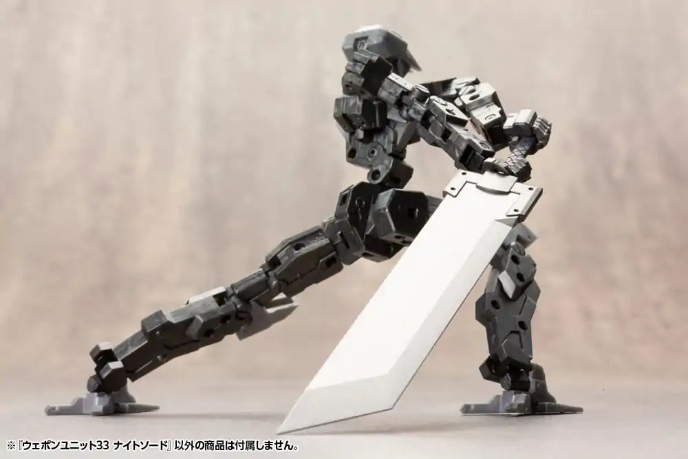Kotobukiya M.S.G. Model Kit Accessory Set Weapon Unit 33 Rytířský meč fotografii produktu