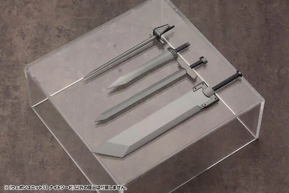 Kotobukiya M.S.G. Model Kit Accessory Set Weapon Unit 33 Rytířský meč fotografii produktu
