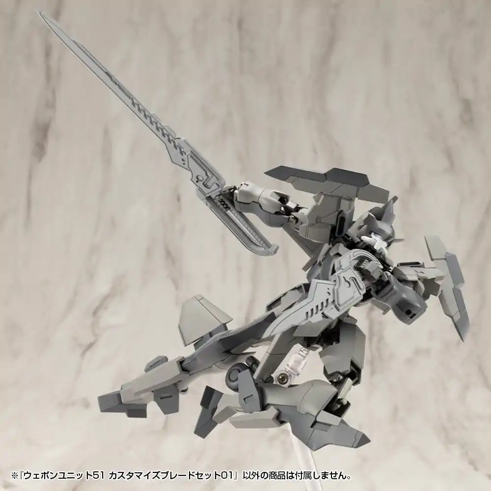 Kotobukiya M.S.G. Model Kit Accessory Set Weapon Unit 51 Customize Blade Sada 01 fotografii produktu