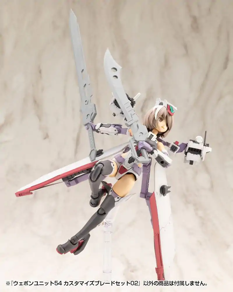 Kotobukiya M.S.G. Model Kit Accessory Set Weapon Unit 54 Sada vlastních čepelí 02 fotografii produktu