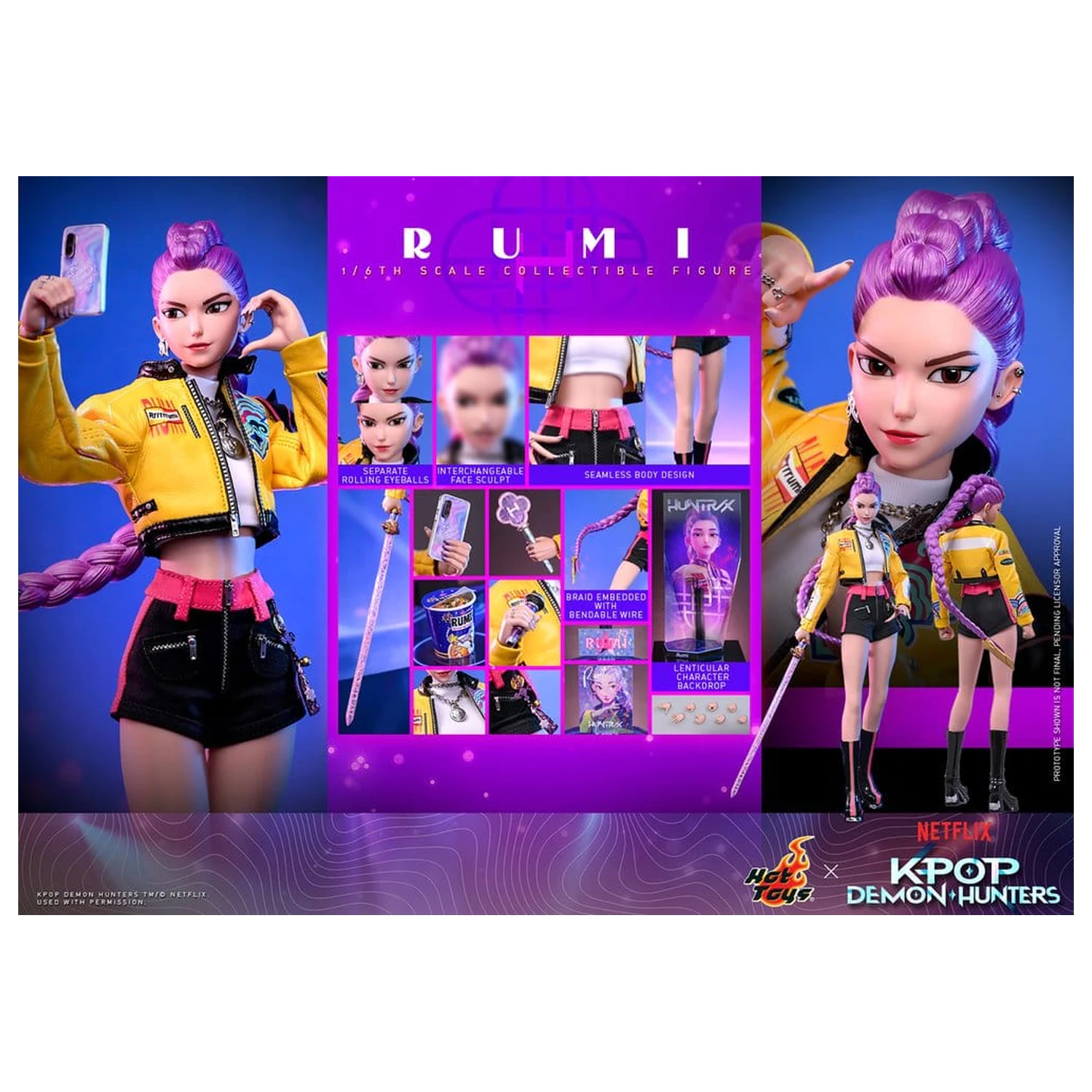KPop Demon Hunters akční figurka 1/6 Rumi 28 cm fotografii produktu