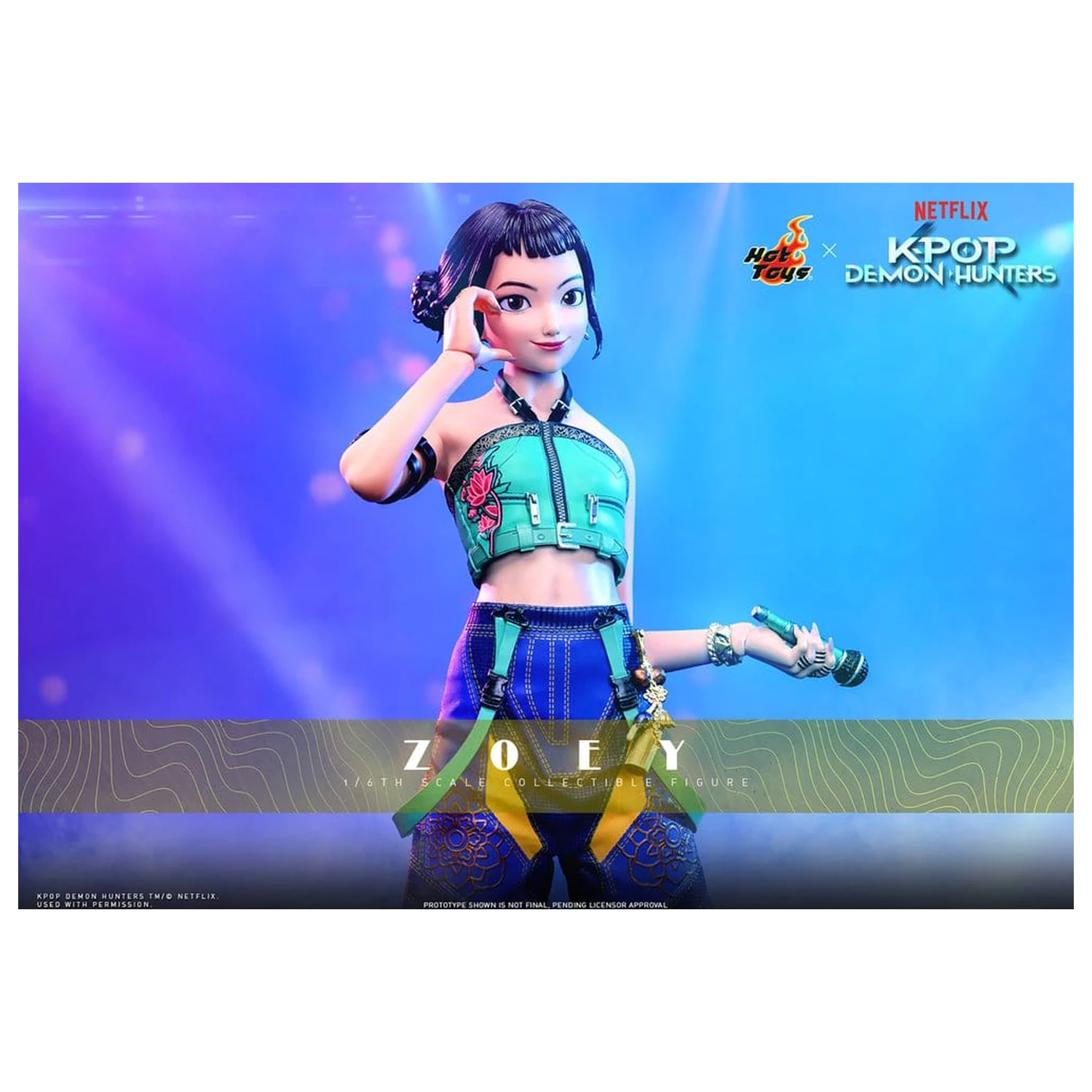 KPop Demon Hunters akční figurka 1/6 Zoey 27 cm fotografii produktu