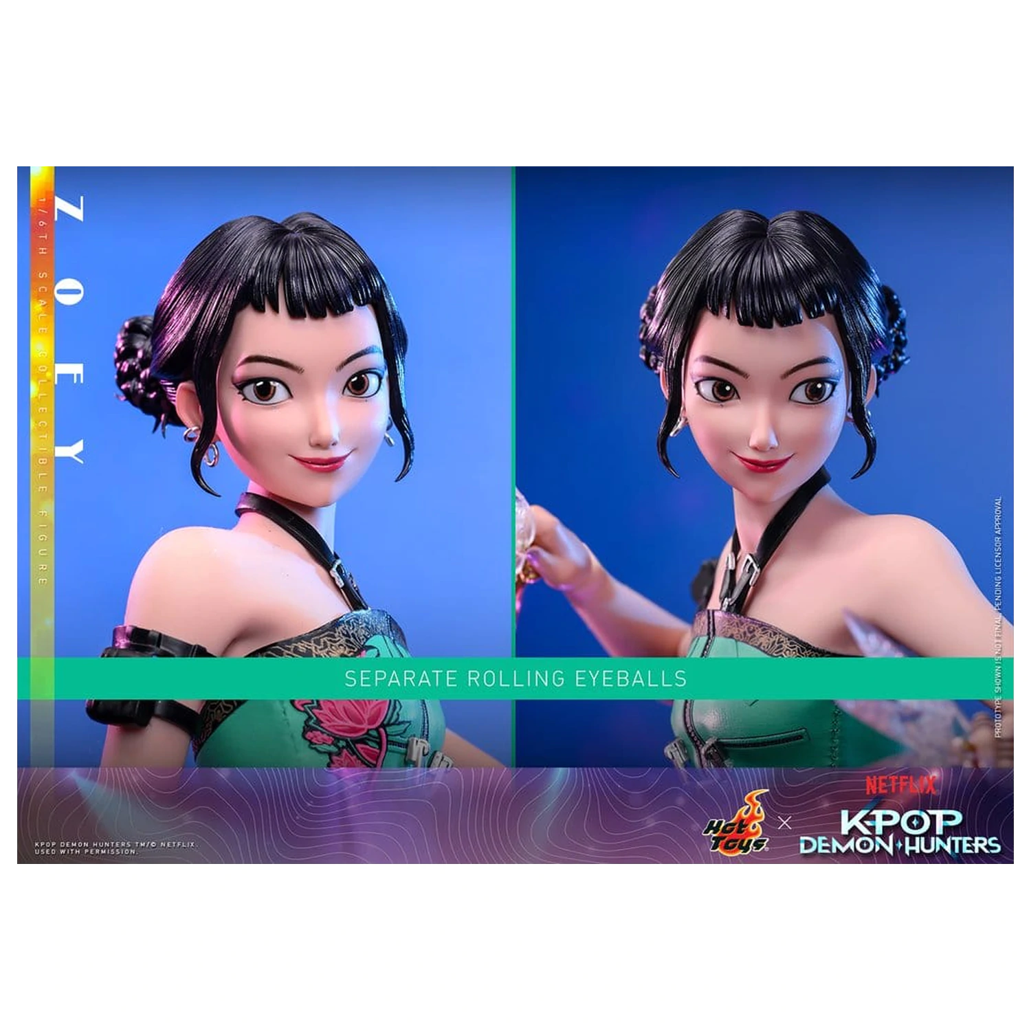 KPop Demon Hunters akční figurka 1/6 Zoey 27 cm fotografii produktu