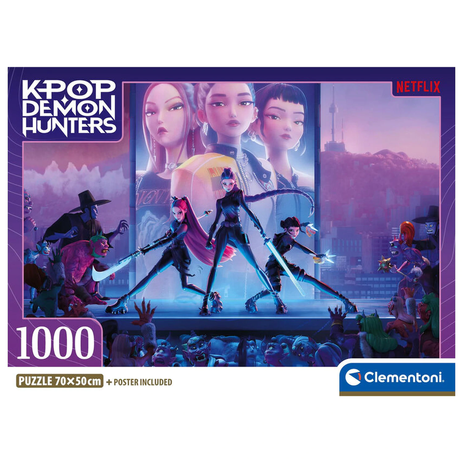 Kpop Demon Hunters 1 puzzle 1000 ks fotografii produktu