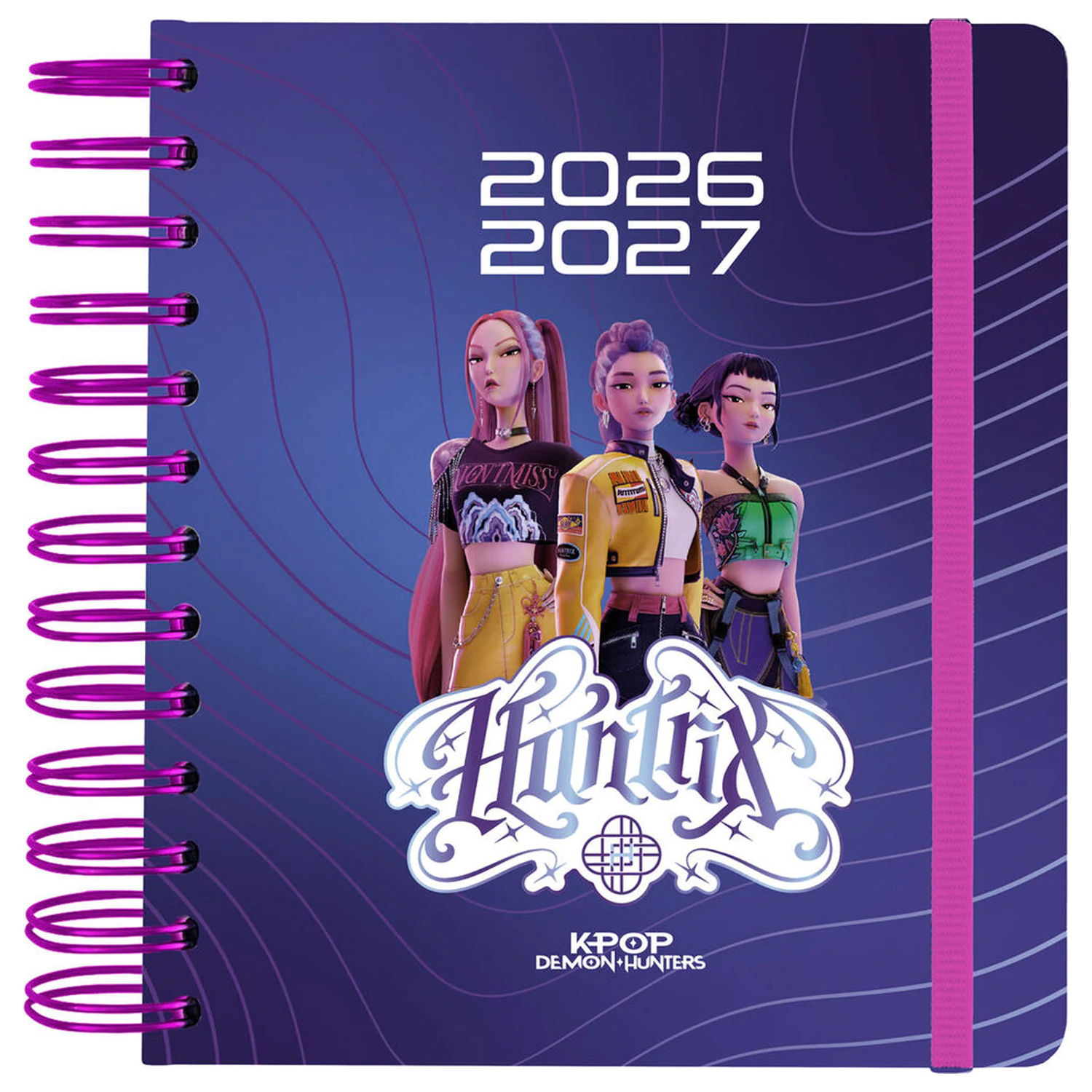 KPop Demon Hunters 2026/2027 školní kalendář fotografii produktu