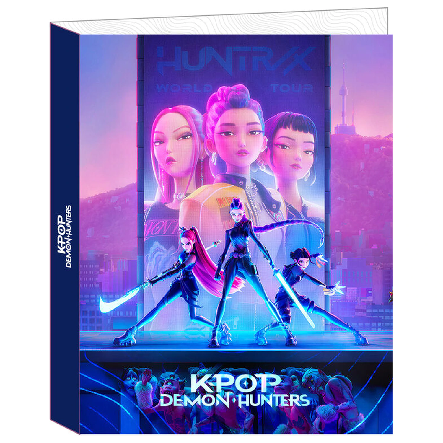 Kpop Demon Hunters 4kroužkový pořadač fotografii produktu