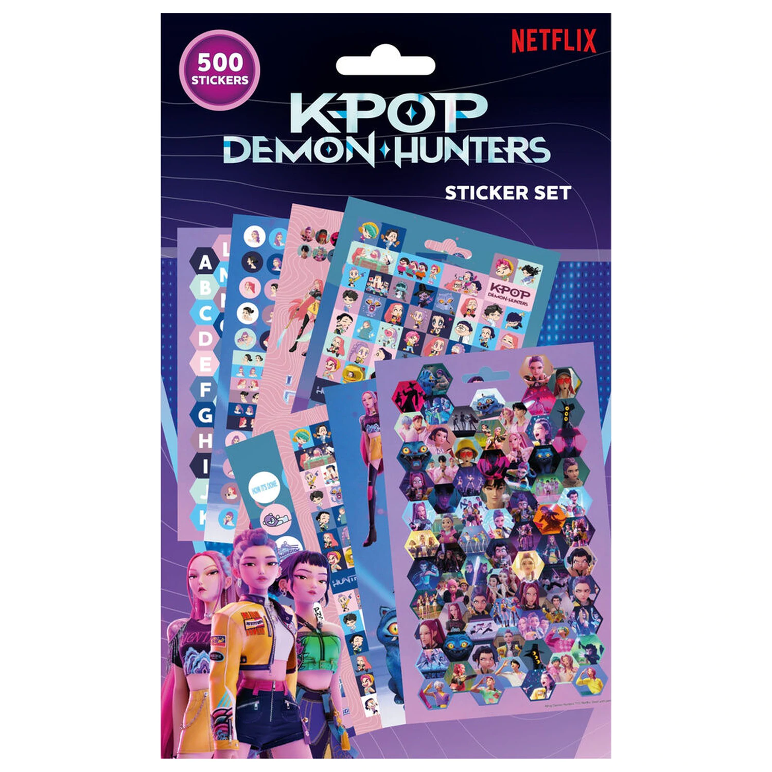 KPop Demon Hunters samolepky 500 kusů fotografii produktu