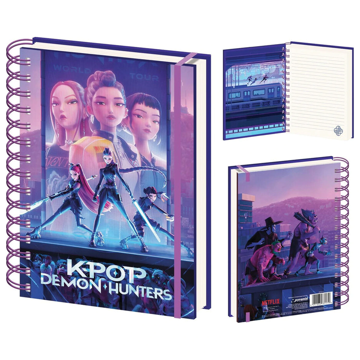 KPop Demon Hunters A5 zápisník fotografii produktu