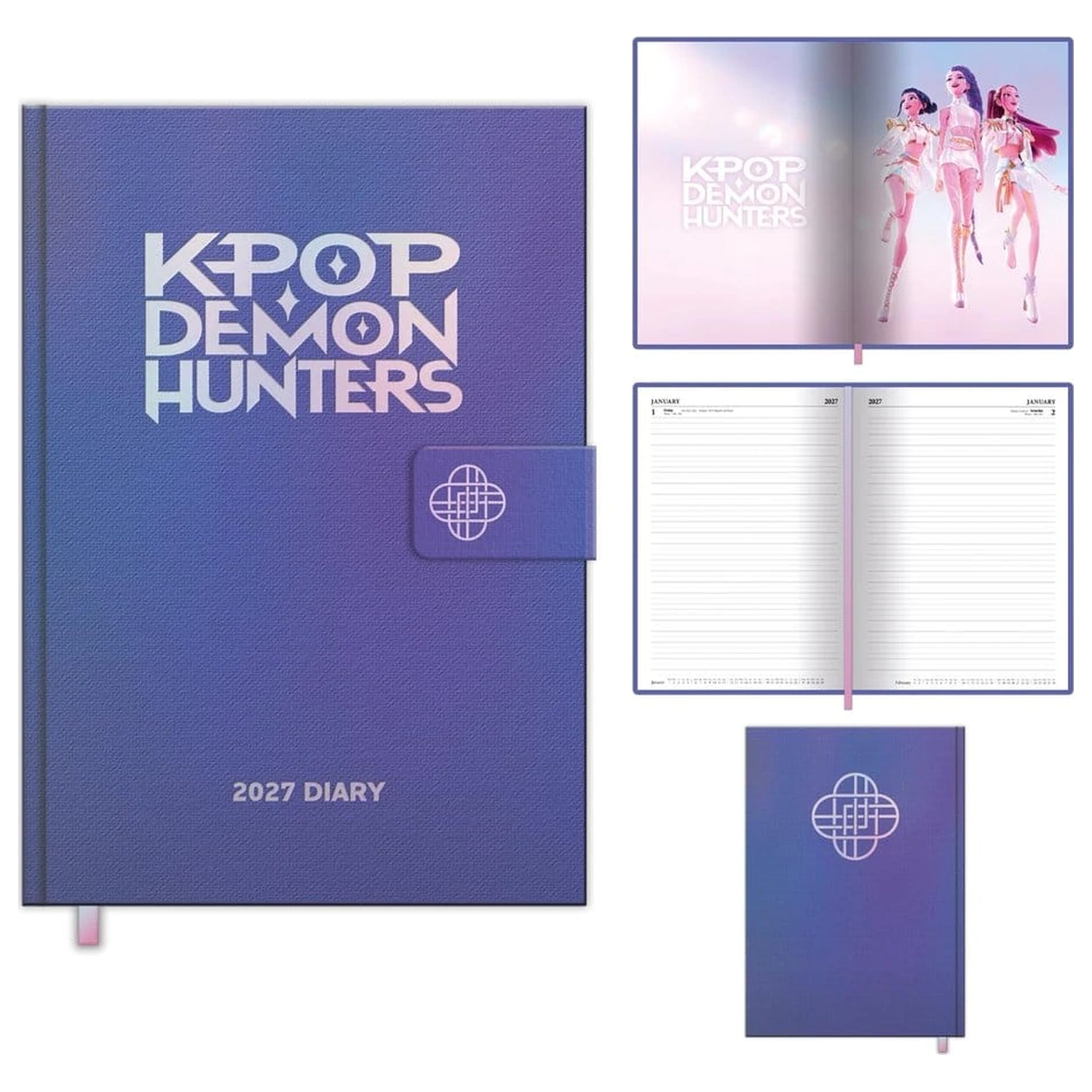 KPop Demon Hunters A5 Diář 2027 fotografii produktu