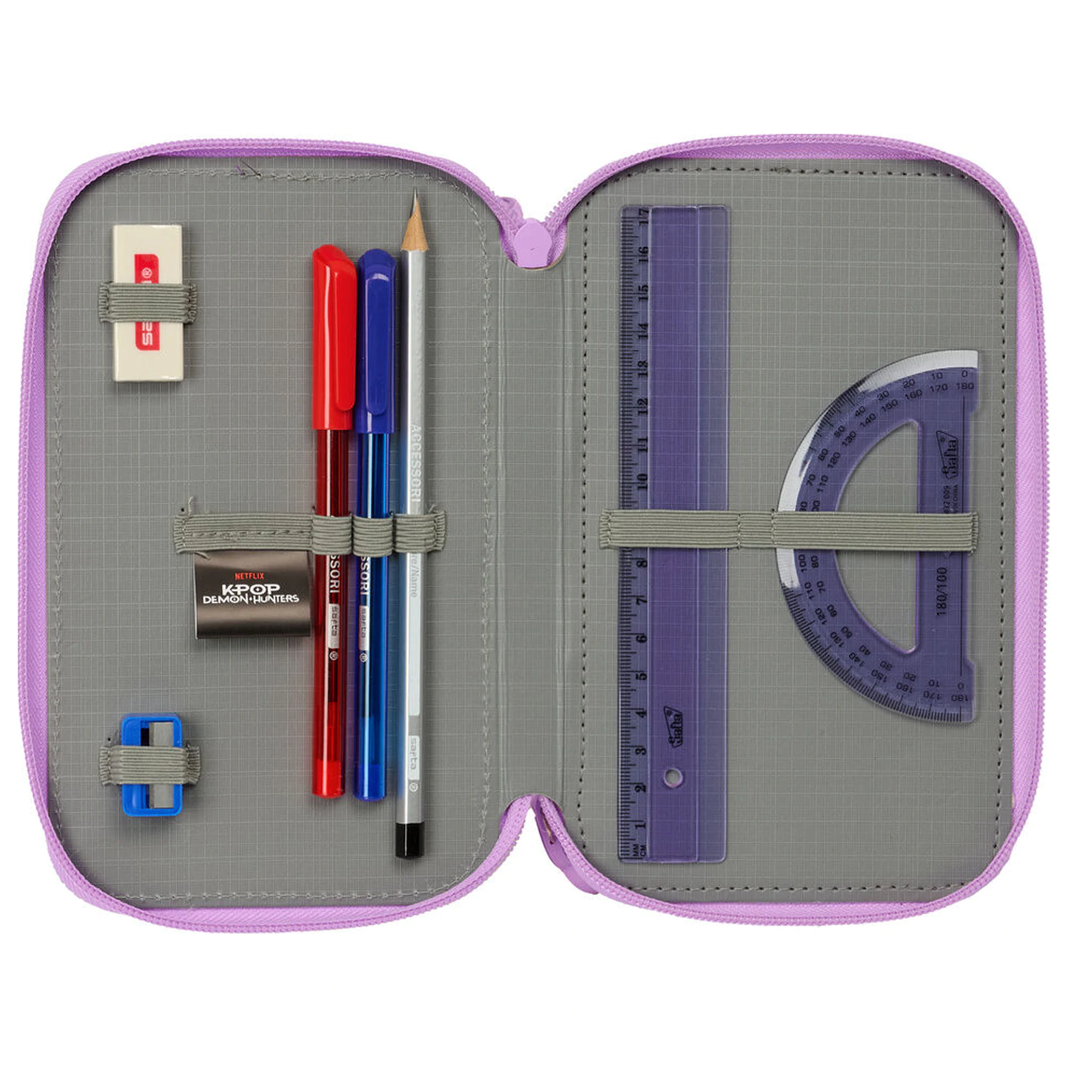Demon Hunters Kpop Artist trojité pouzdro na tužky 37 kusů fotografii produktu