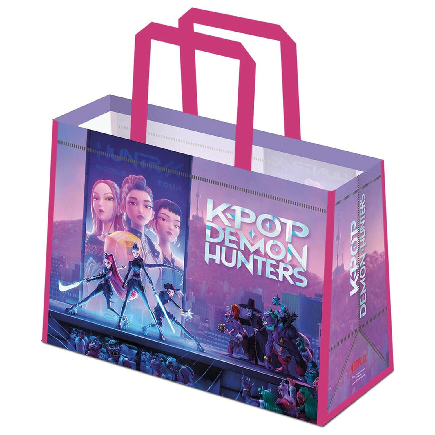 KPop Demon Hunters nákupní taška fotografii produktu