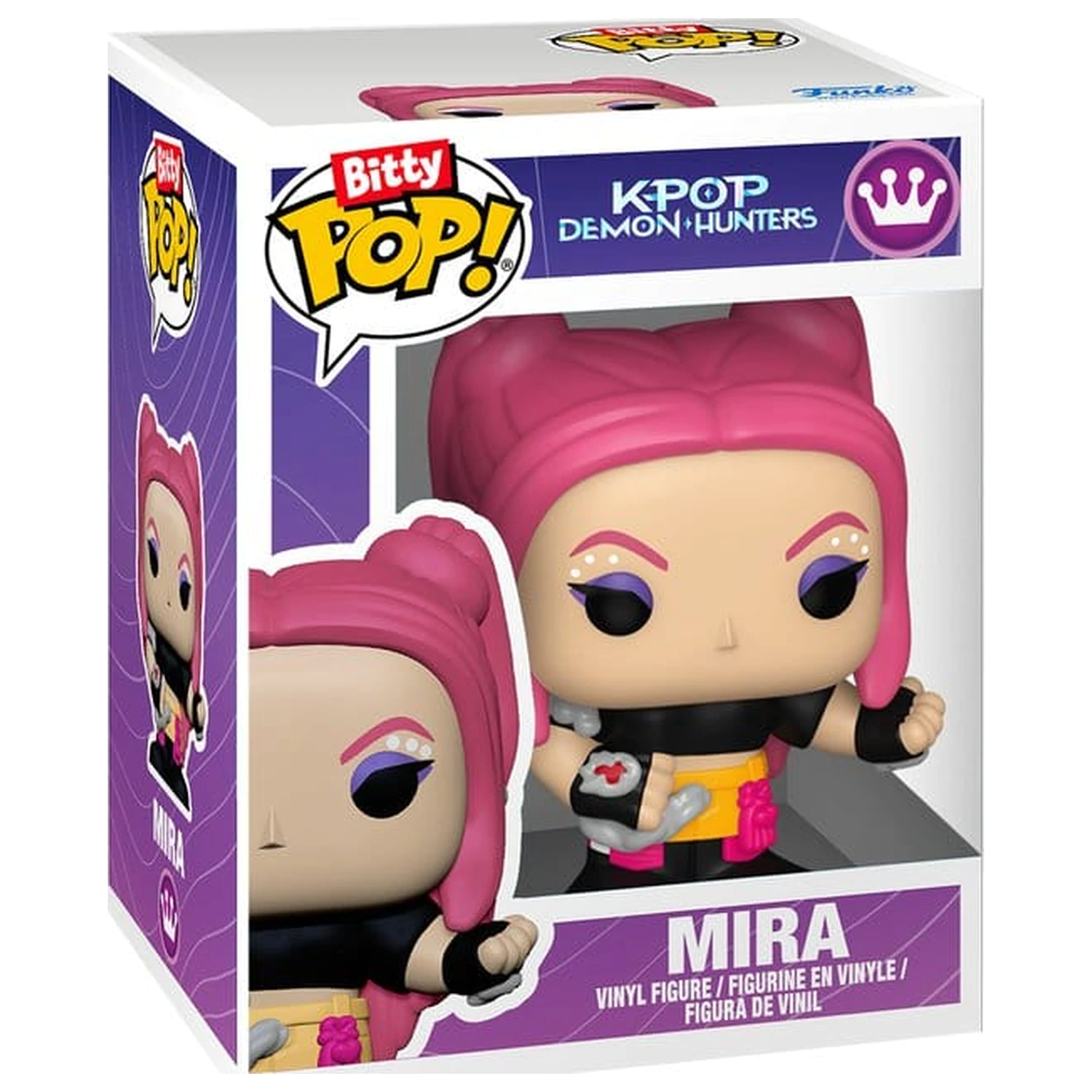 KPop Demon Hunters Bitty Funko POP! Stages Vinyl figurka Mira 2,5 cm fotografii produktu