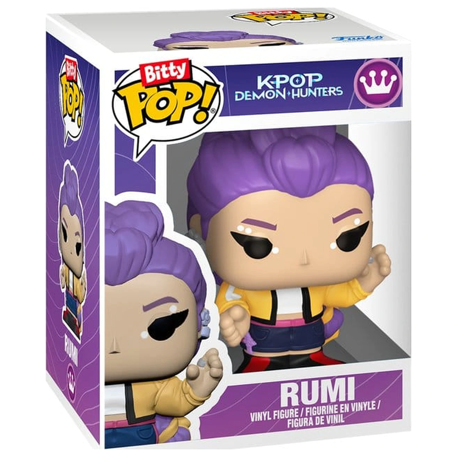 KPop Demon Hunters Bitty Funko POP! Stages Vinyl figurka Rumi 2,5 cm fotografii produktu