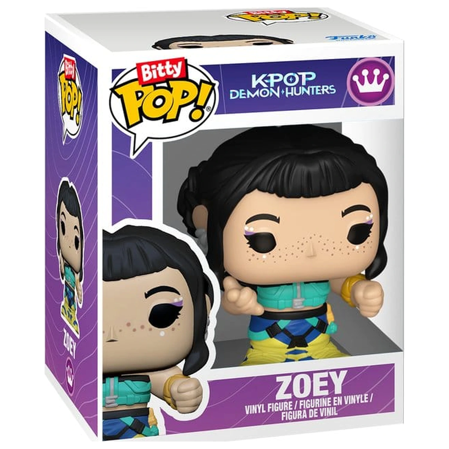 KPop Demon Hunters Bitty Funko POP! Stages Vinylová Figurka Zoey 2,5 cm fotografii produktu
