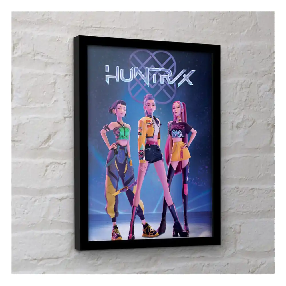 KPop Demon Hunters Collector zarámovaný plakát Huntrix fotografii produktu