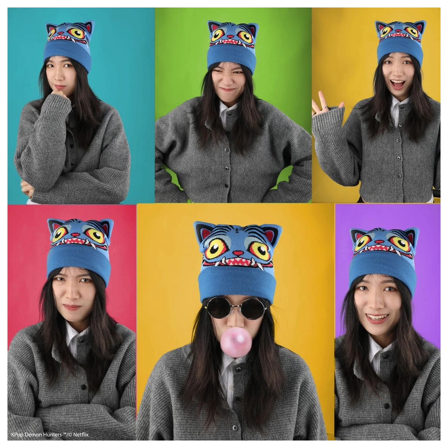 KPop Demon Hunters Derpy čepice fotografii produktu