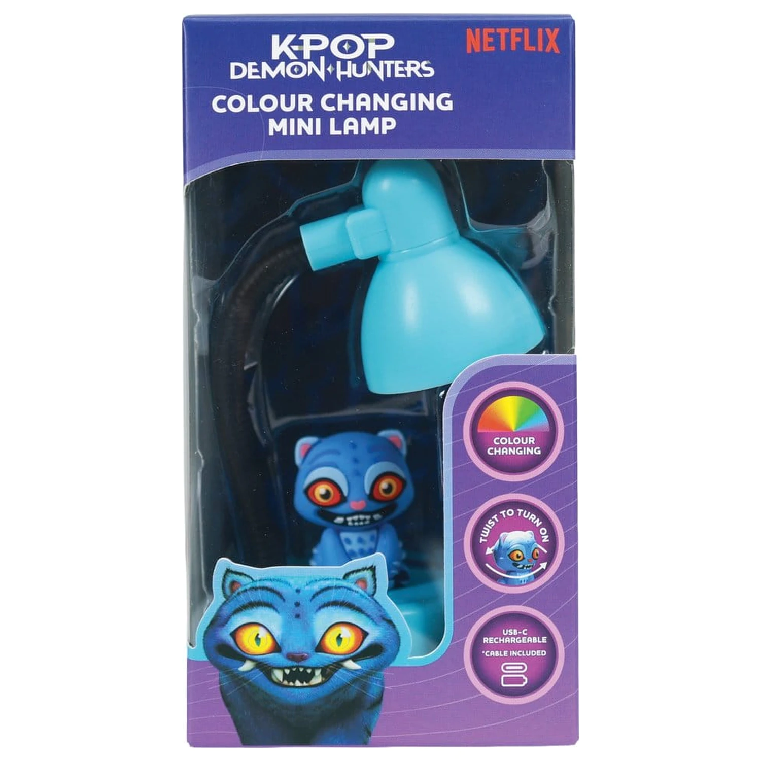 KPop Demon Hunters Mini LED-světlo s figurkou Derpy 11 cm fotografii produktu