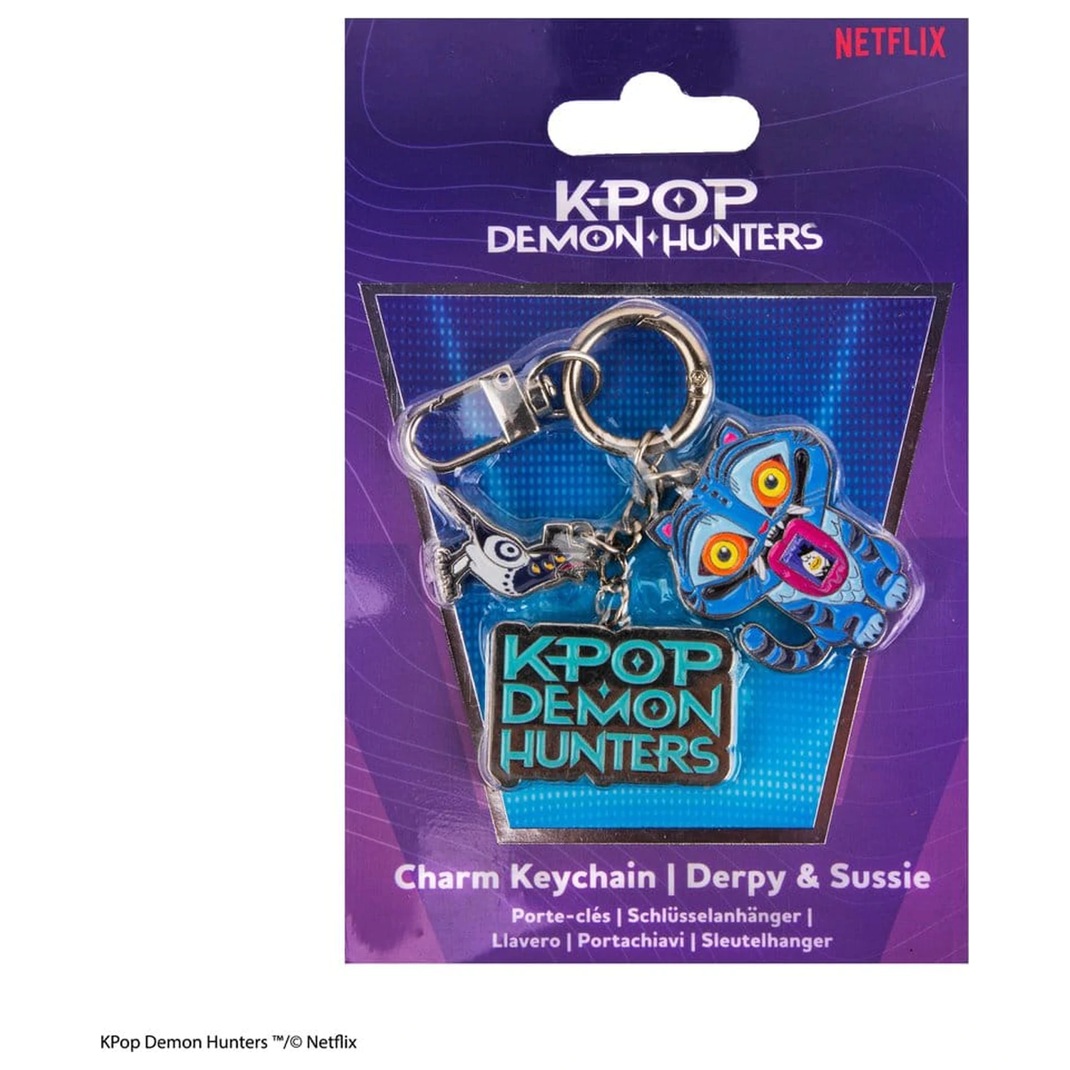 KPop Demon Hunters Charm Klíčenka Derpy & Sussie fotografii produktu