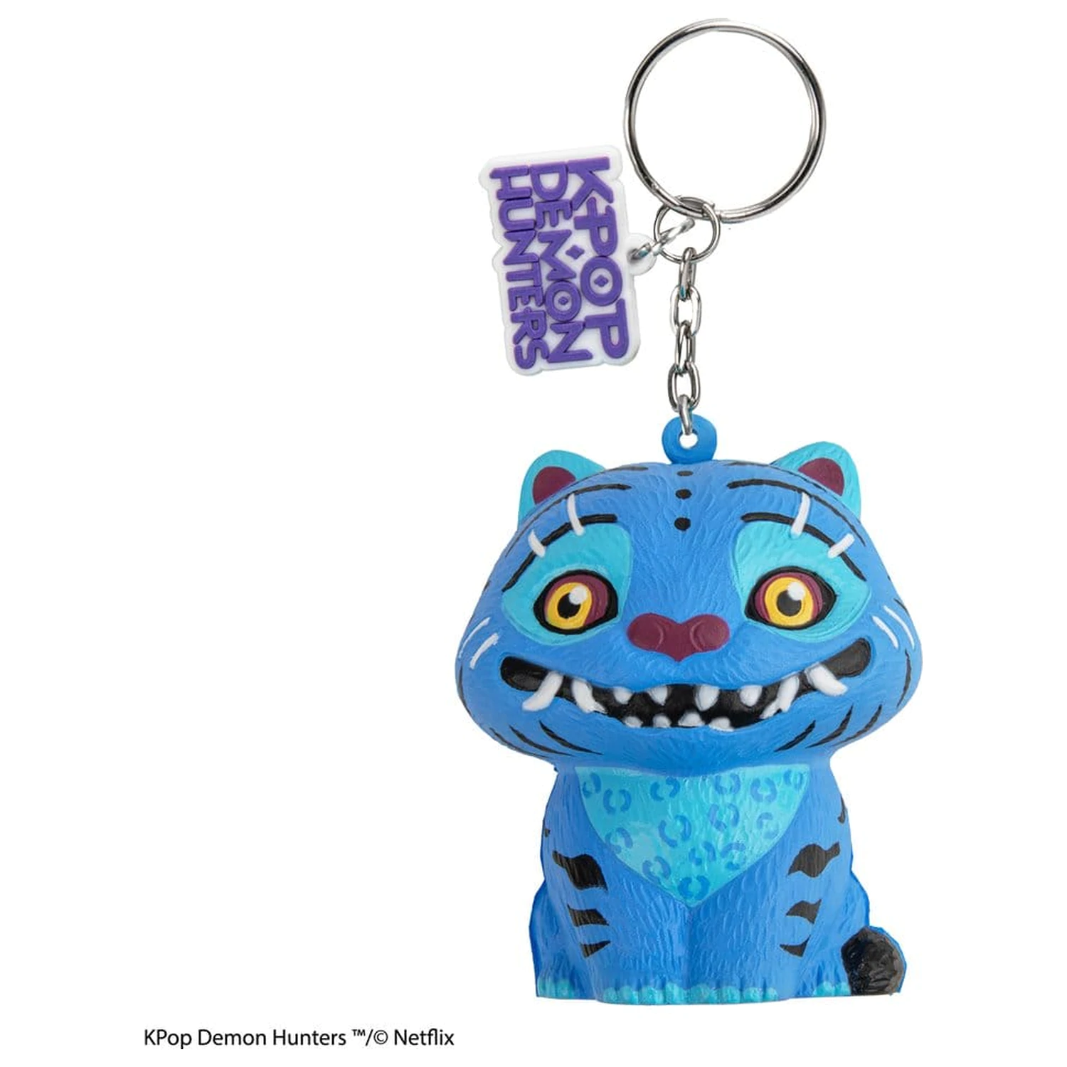 KPop Demon Hunters Squishy Klíčenka Derpy Tiger fotografii produktu
