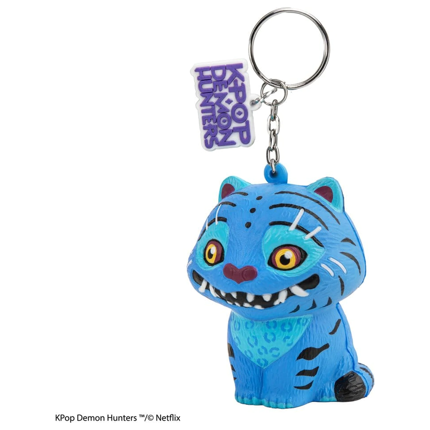 KPop Demon Hunters Squishy Klíčenka Derpy Tiger fotografii produktu