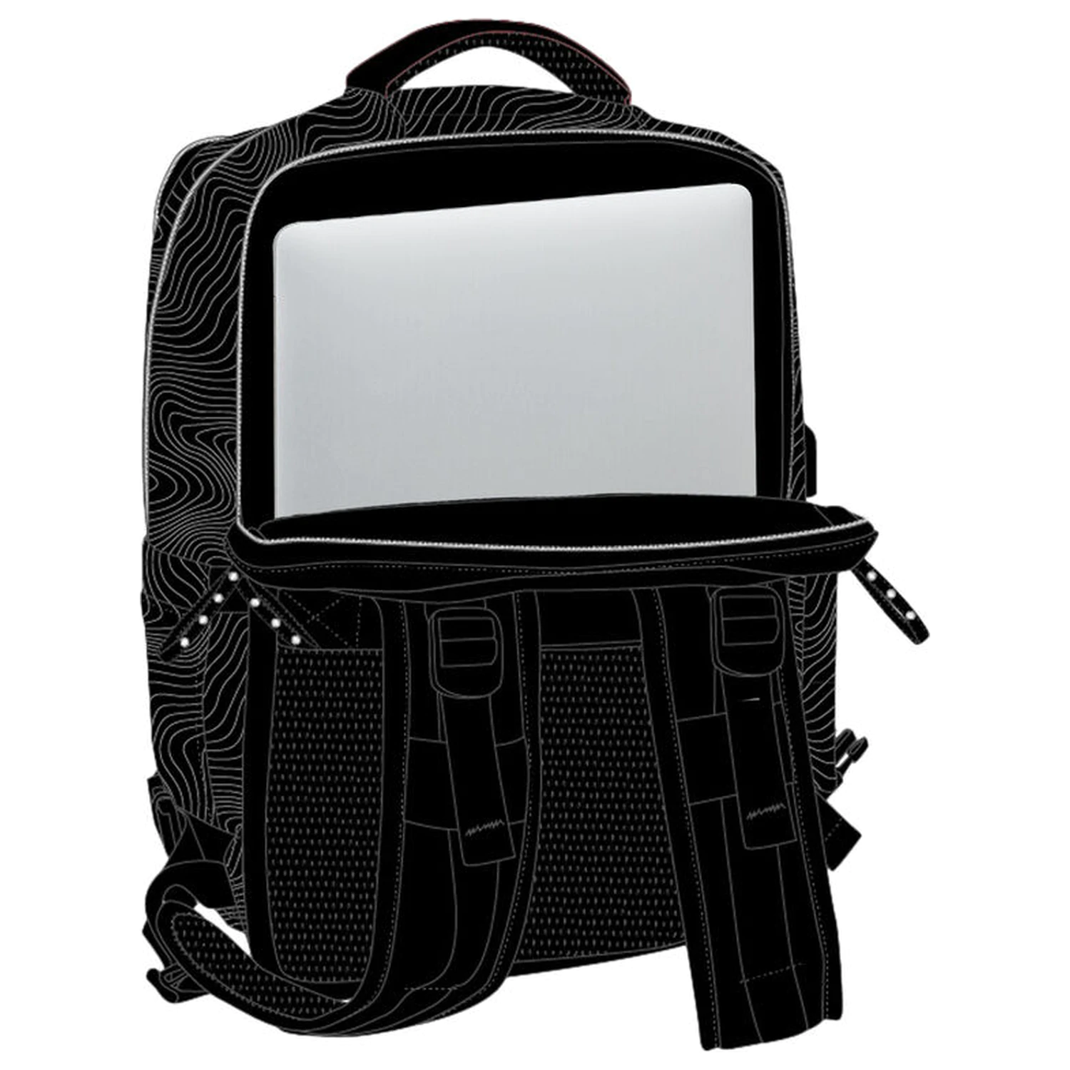 Demon Hunters Kpop Energy Cabin cestovní batoh 44 cm fotografii produktu