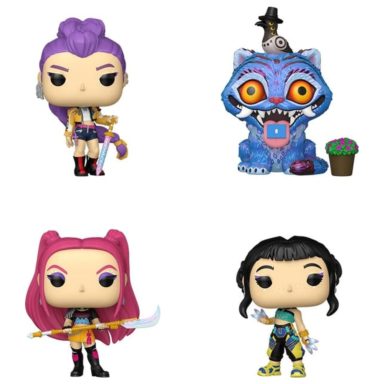 KPop Demon Hunters Funko POP! Vinylové figurky balení 4 ks Funko POP DH fotografii produktu
