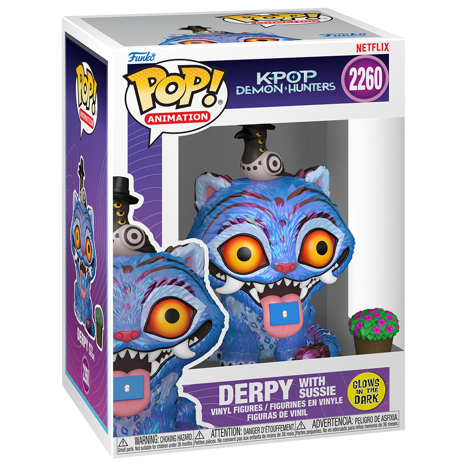 KPop Demon Hunters Funko POP! Animation Vinyl Figure Tiger s ptákem 9 cm fotografii produktu