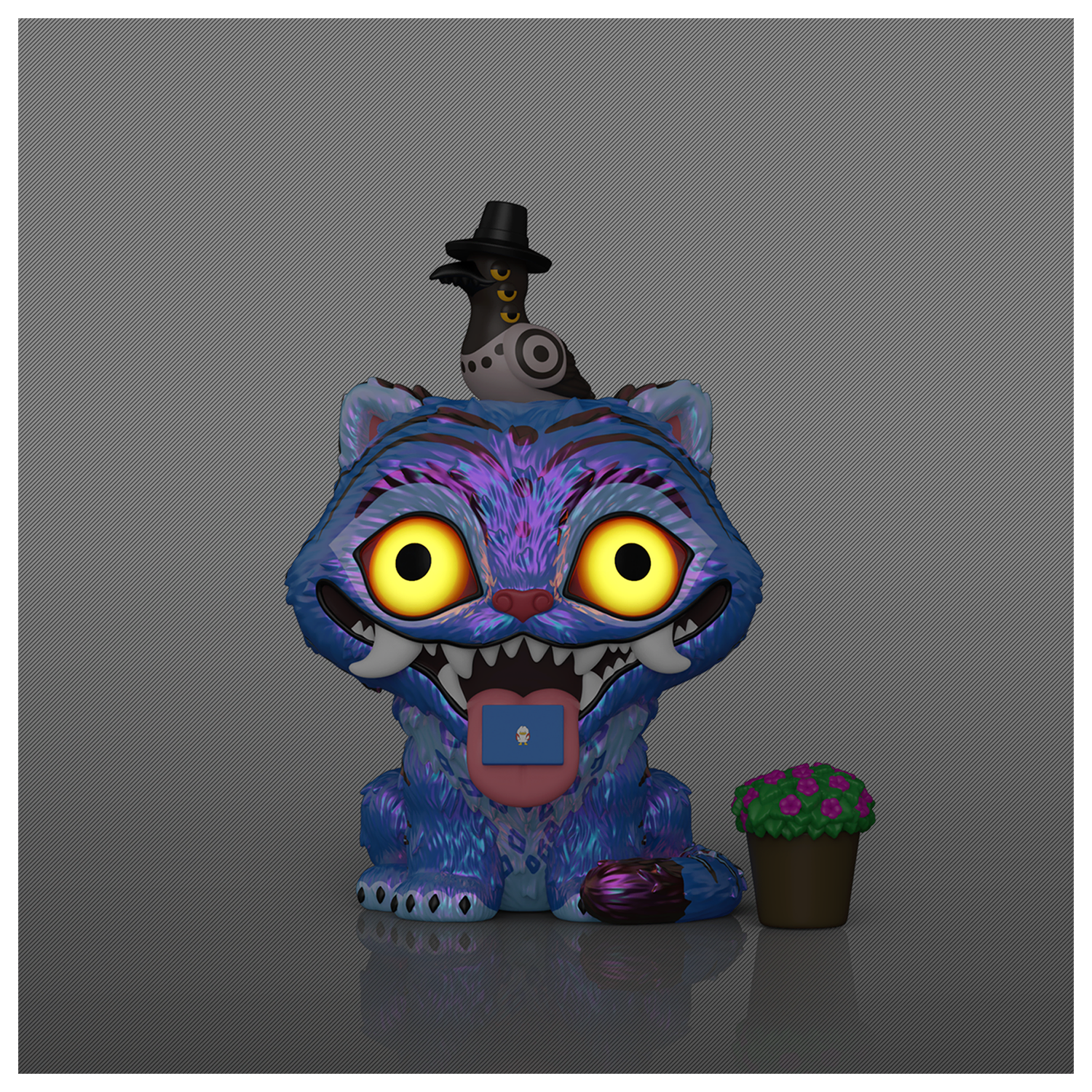 KPop Demon Hunters Funko POP! Animation Vinyl Figure Tiger s ptákem 9 cm fotografii produktu