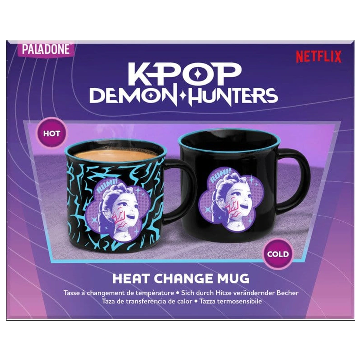 KPop Demon Hunters hrnek měnící barvu  fotografii produktu