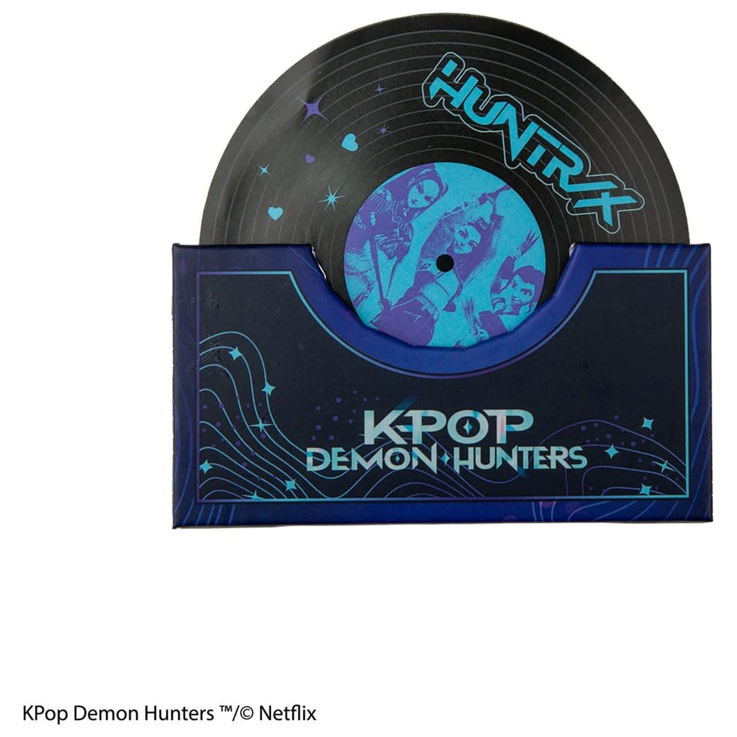 KPop Demon Hunters Sada 4 Podtácků Hunters & Demons Soundtrack fotografii produktu