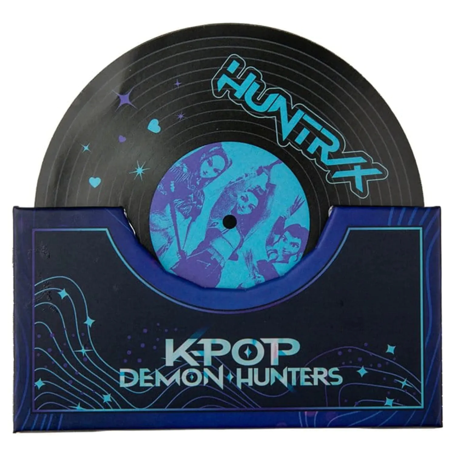 KPop Demon Hunters Sada 4 Podtácků Hunters & Demons Soundtrack fotografii produktu