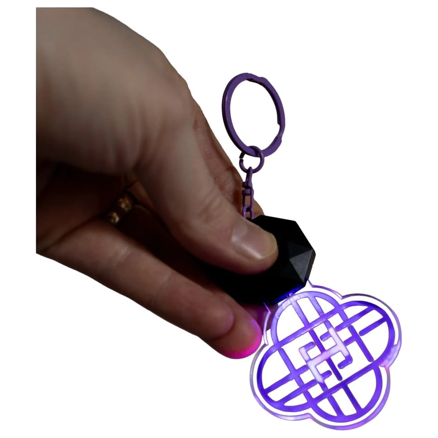 KPop Demon Hunters klíčenka se světlem Huntr/x fotografii produktu